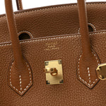 Togo Birkin 25 Gold