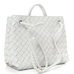 Nappa Intrecciato Small Andiamo Shoulder Bag Hoarfrost
