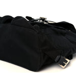 Tessuto Nylon Saffiano Small Backpack Black