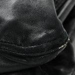 Nappa Pocket Satchel Black