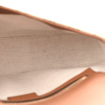 GG Monogram Calfskin Medium Blondie Top Handle Bag Beige Dark Brown