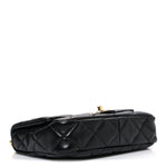 Lambskin Quilted Small Funky Town Flap Black