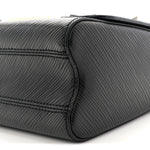 Epi Flowers Twist Shoulder Bag MM Black