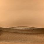 Lambskin Chevron Quilted Medium Boy Flap Beige