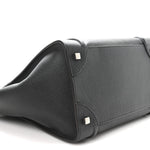 Drummed Calfskin Mini Luggage Black