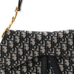 Oblique Saddle Bag Blue