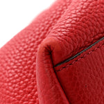 Pebbled Calfskin Medium Soho Chain Shoulder Bag Tabasco Red
