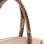 Veau Cachemire Snakeskin Soft Lockit PM Magnolia