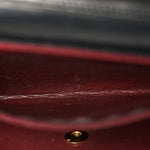 Lambskin Quilted Medium Single Flap Black