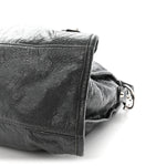 Agneau Classic Silver Hardware City Gris Fossile