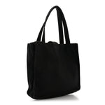 Nylon Button CC Tote Black
