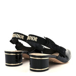 Patent Miss Dior Slingback Pumps 37.5 Black