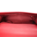Lambskin Quilted New Medium Boy Flap Red