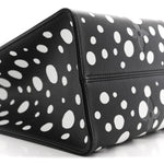 Monogram Kusama Dots Onthego MM Black White