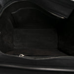 Drummed Calfskin Micro Luggage Black