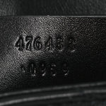 Calfskin Matelasse Super Mini GG Marmont Shoulder Bag Black