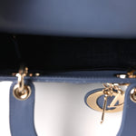 Lambskin Cannage Small My ABCDior Lady Dior Blue