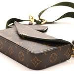 Monogram Felicie Strap & Go Kaki
