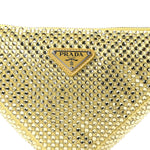 Satin Crystal Triangle Pouch Ananas