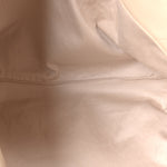 Calfskin Quilted Small Shopping Bag Beige