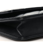 Lambskin Quilted Wallet On Chain WOC Black
