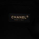 Suede Calfskin Shiny Lambskin Quilted Small Coco Base Shopping Bag Beige Black