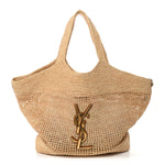 Raffia Icare Shopping Tote Natural