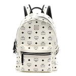 Visetos Small Side Stud Stark Backpack White