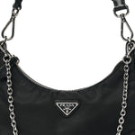 Re-Nylon Saffiano Re-Edition 2005 Shoulder Bag Black