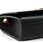 Grain De Poudre Small Classic Monogram Kate Satchel Black