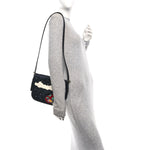 Satin Mini Monogram Conte De Fees Patchwork Musette Black