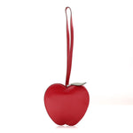 Tadelakt Chevre Tutti Frutti Pomme Purse Wristlet Rouge Vif