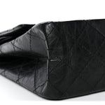 Aged Calfskin Quilted 2.55 Reissue 226 Flap Black