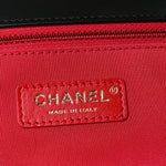 Lambskin Small Chain Handle Flap Bag Black