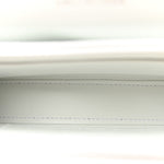 Crushed Calfskin Quilted Small Crush Chain Bag Optic White