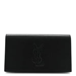 Calfskin Monogram Large Belle De Jour Clutch Black