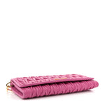 Nappa Matelasse Wallet On Chain Fuxia