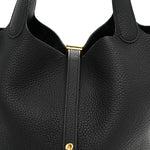 Taurillon Clemence Picotin Lock 22 MM Black