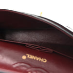 Lambskin Quilted Small Double Flap Black