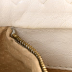 Nappa Intrecciato Small Capri Tote White