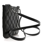 Lambskin Quilted Uniform Crossbody Bag Black