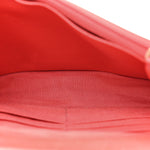 Lambskin Quilted Boy Wallet On Chain WOC Red
