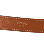 Supple Calfskin Medium Triomphe Heloise Shoulder Bag Tan
