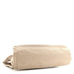 Linen Calfskin Rive Gauche Tote Optic White