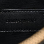 Grain De Poudre Chevron Monogram Large Bill Pouch Black