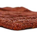 Raffia Summer Banana Tote Clay Brown