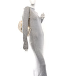Vitello Palmellato Lux Crystal Medium Rajah Shoulder Bag Mystic White Multicolor
