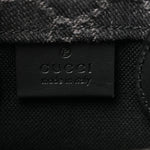 Denim Cuoio Harness GG Monogram Mini Ophidia Tote Bag Black Medium Grey