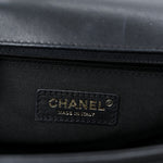 Calfskin Quilted New Medium Boy Flap Black