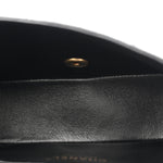 Metallic Caviar Quilted Mini Rectangular Flap Black